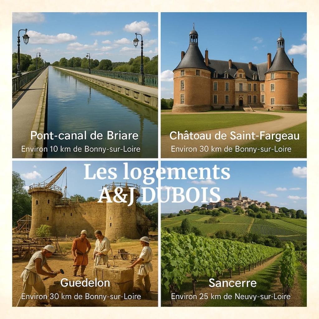 Вілла A&J Family - Neuvy Sur Loire - Guedelon Екстер'єр фото